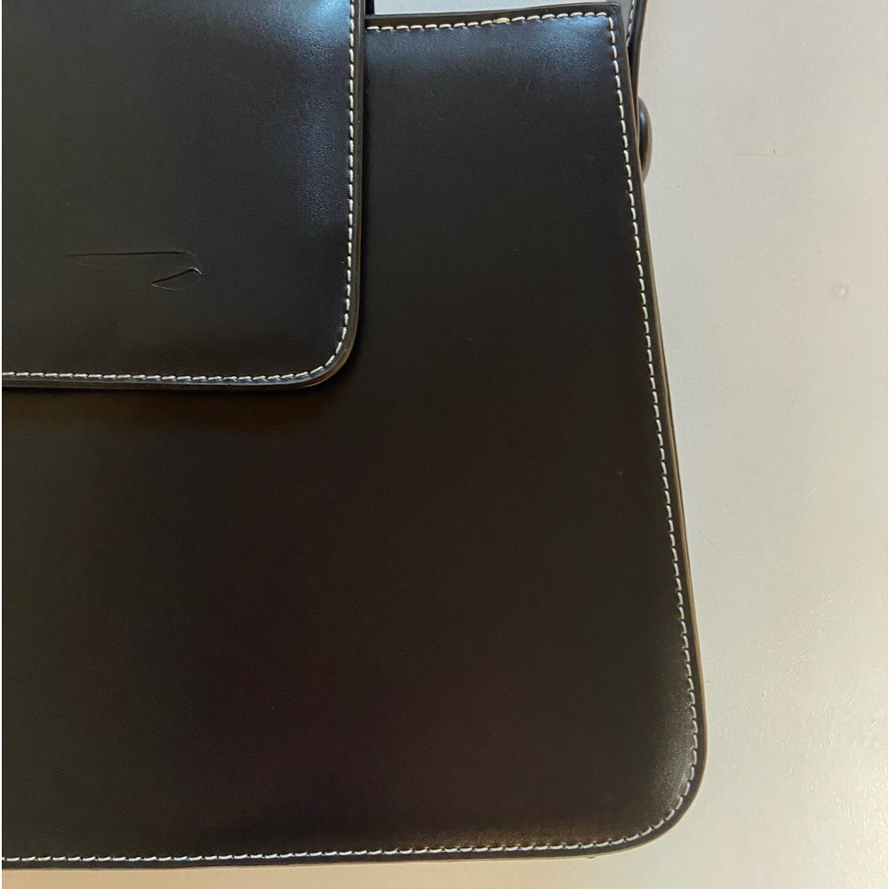 The Hermes of England Tanner Krolle London Classic Black Leather Bag Retail$2500 - Picture 4 of 16